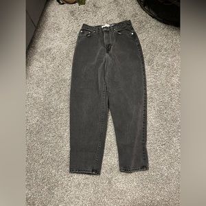 Gap black mom jeans